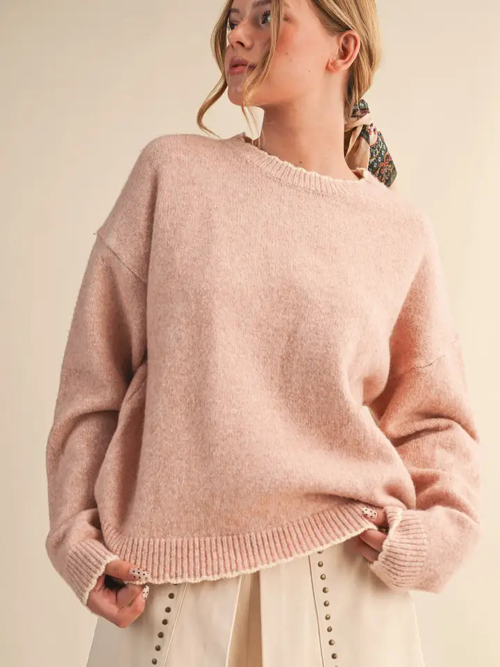 Blush Petal Sweater