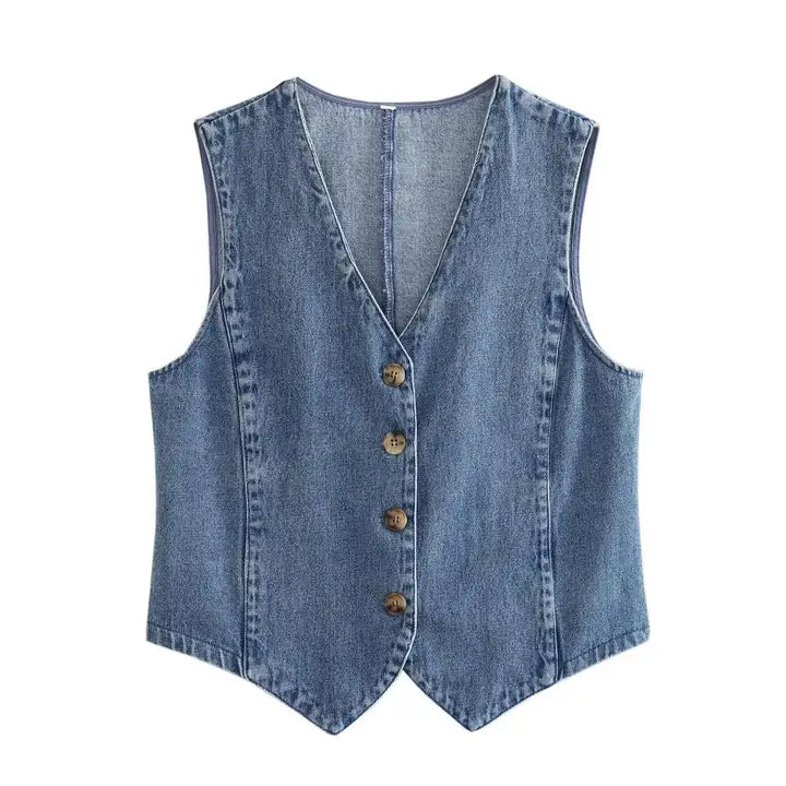 Cowgirl Denim Vest