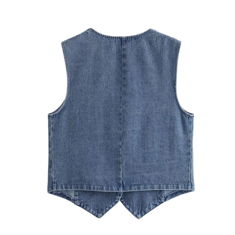 Cowgirl Denim Vest