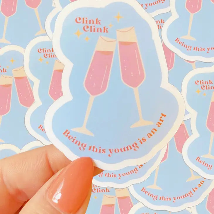 Clink Clink Sticker