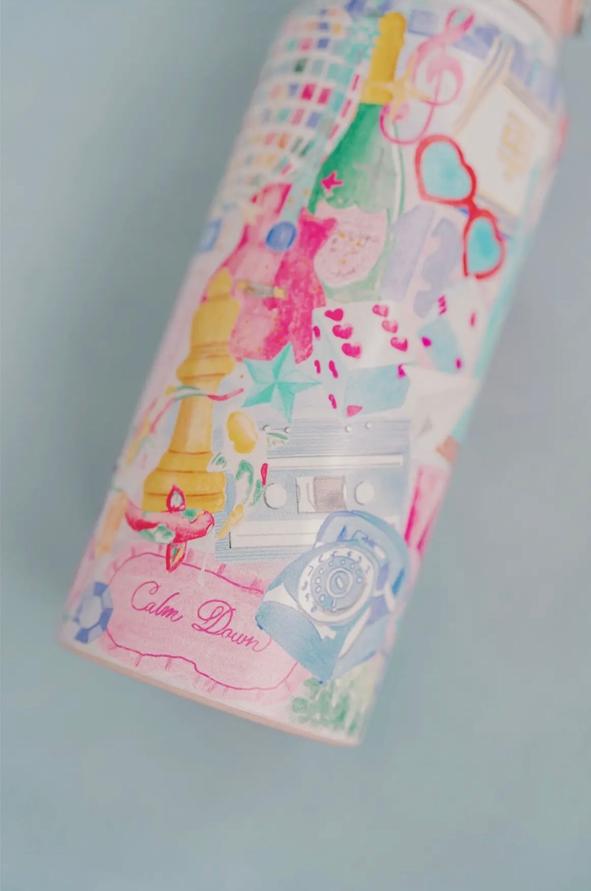 Taylor Swift 32 oz Watercolor Insulated Water Bottle