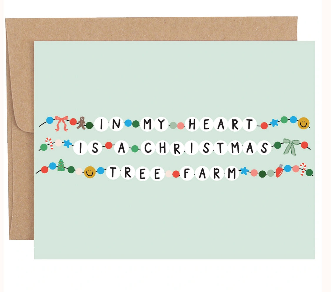 Christmas Tree Farm Swiftie Greeting Card