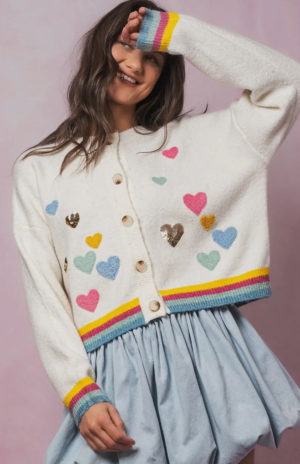 Heart On My Sleeve Cardigan