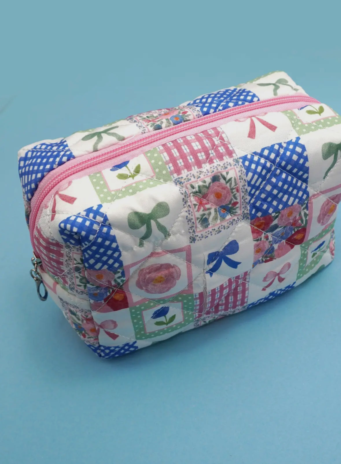 Quilted Makeup Bag - Curator and Co. 