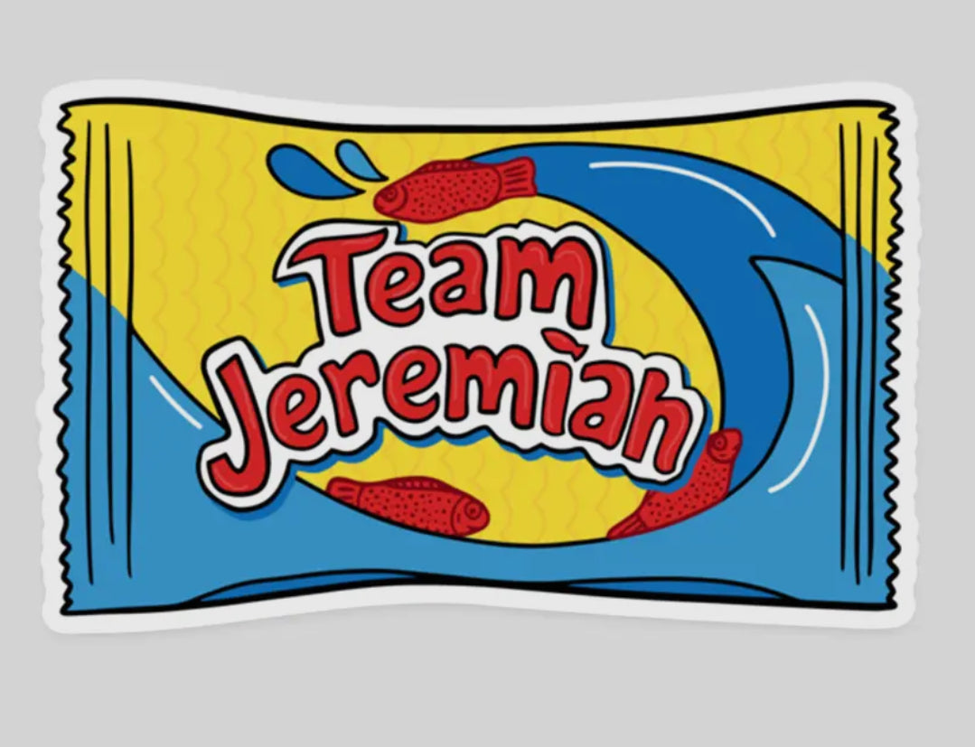Team Jeremiah Sticker