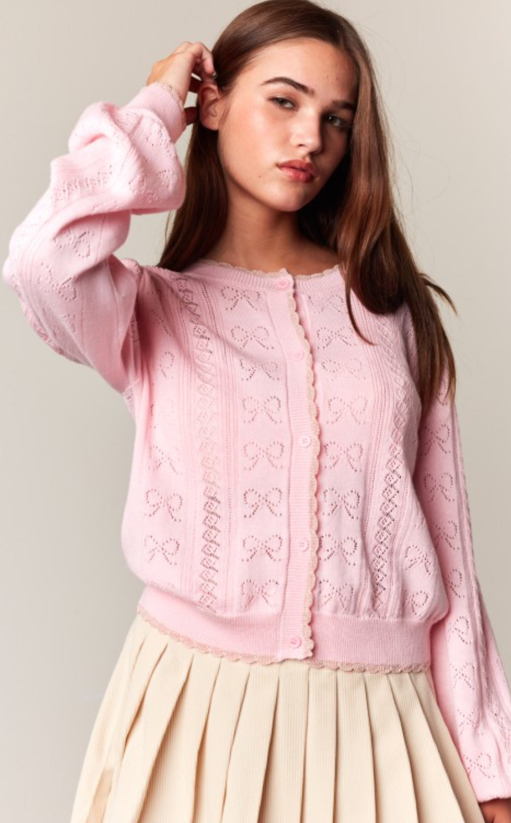 Ribbon Kiss Cardigan