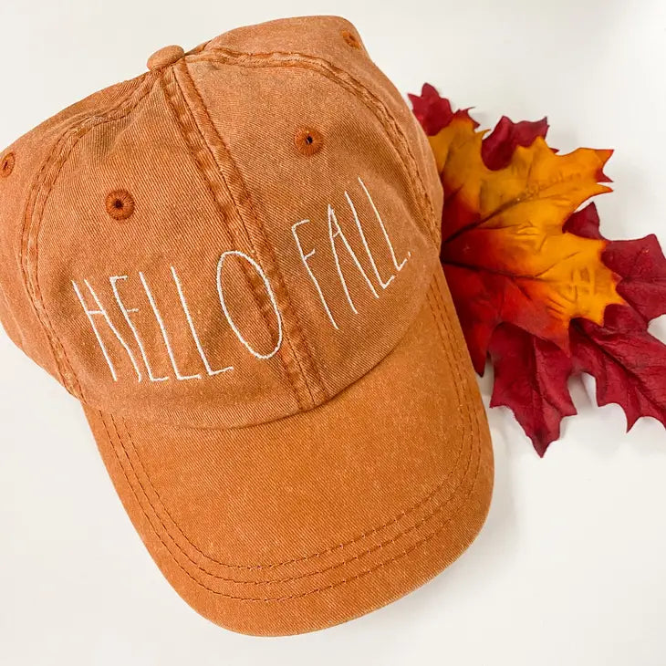 Hello Fall Hat - Curator and Co. 