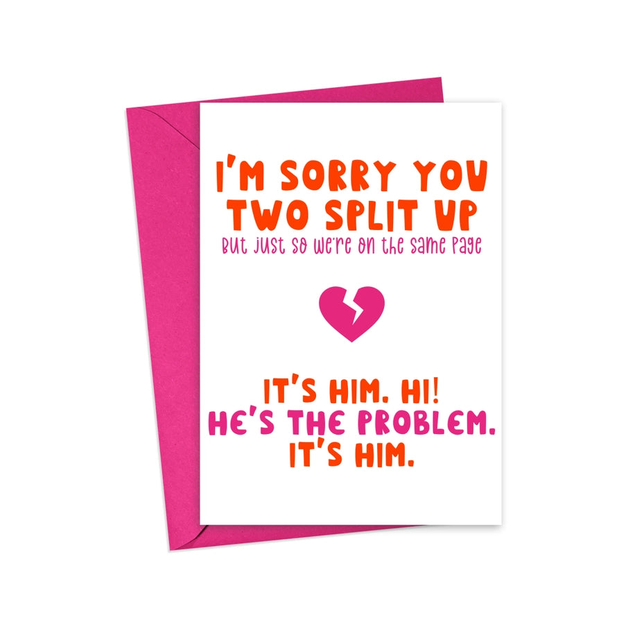 It Him Hi Valentines Taylor Swift Card – Curator and Co.