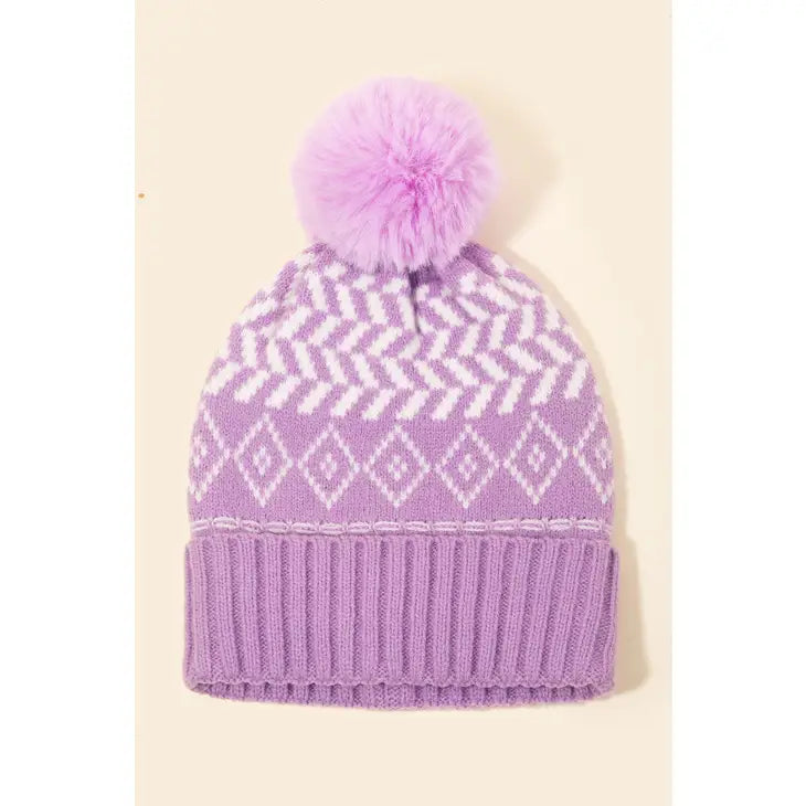 Lavender Beanie