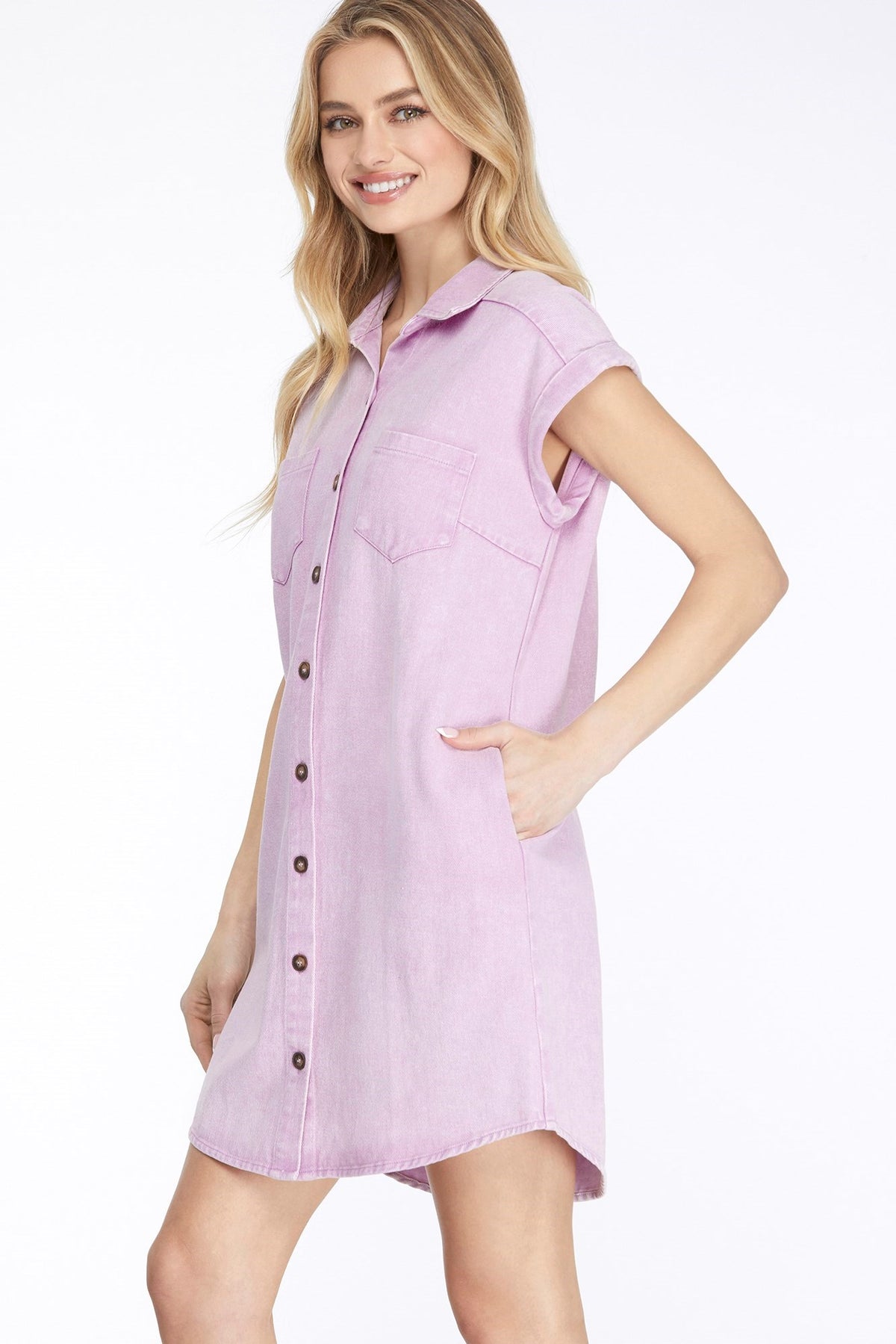 Summer Air Button Down Dress