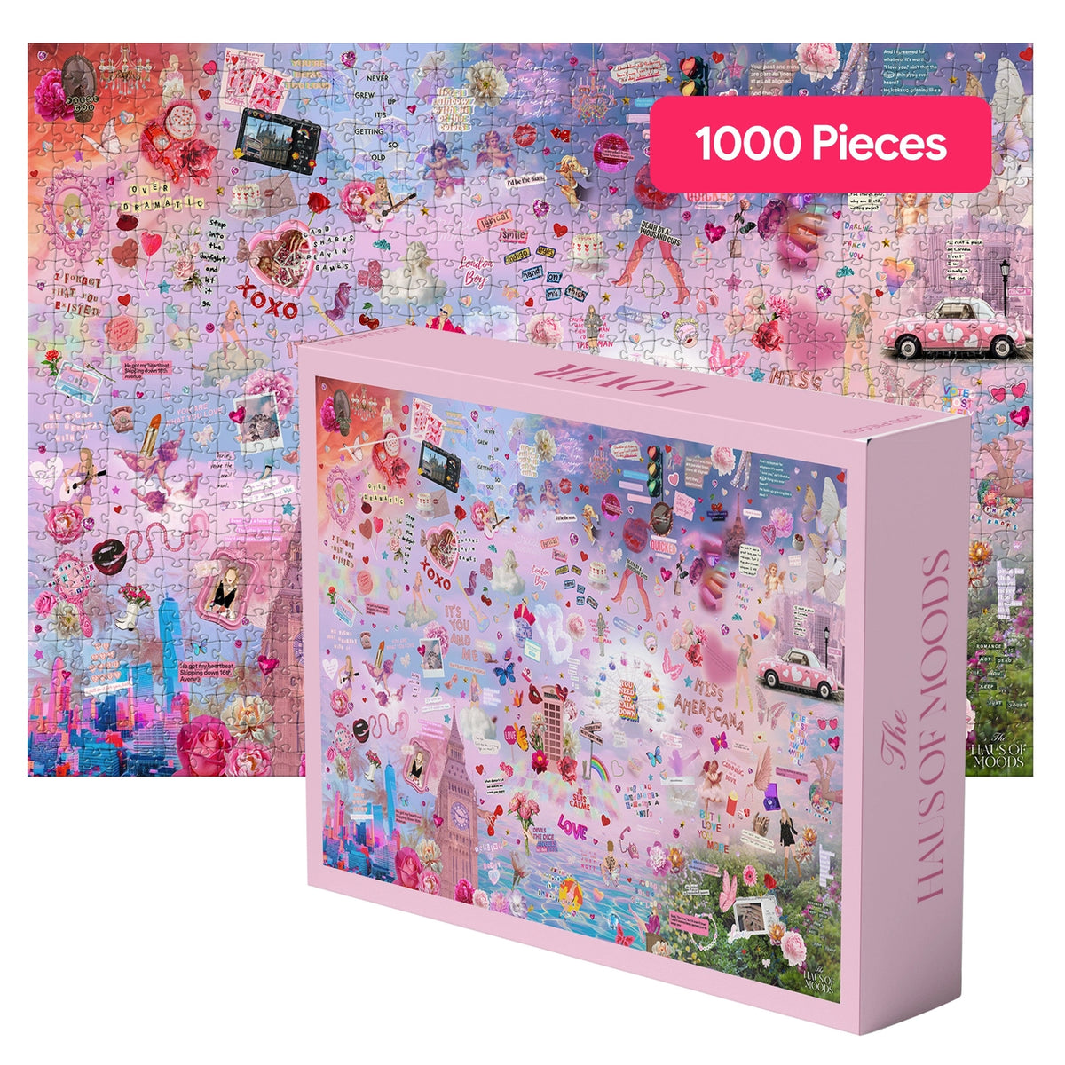 Taylor Swift Lover Era Lyrics & Easter Eggs Jigsaw Puzzle