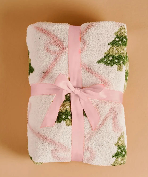 Twinkling Trees Cozy Blanket