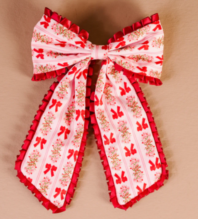 Oh So Merry Fancy Frills Hair Bow