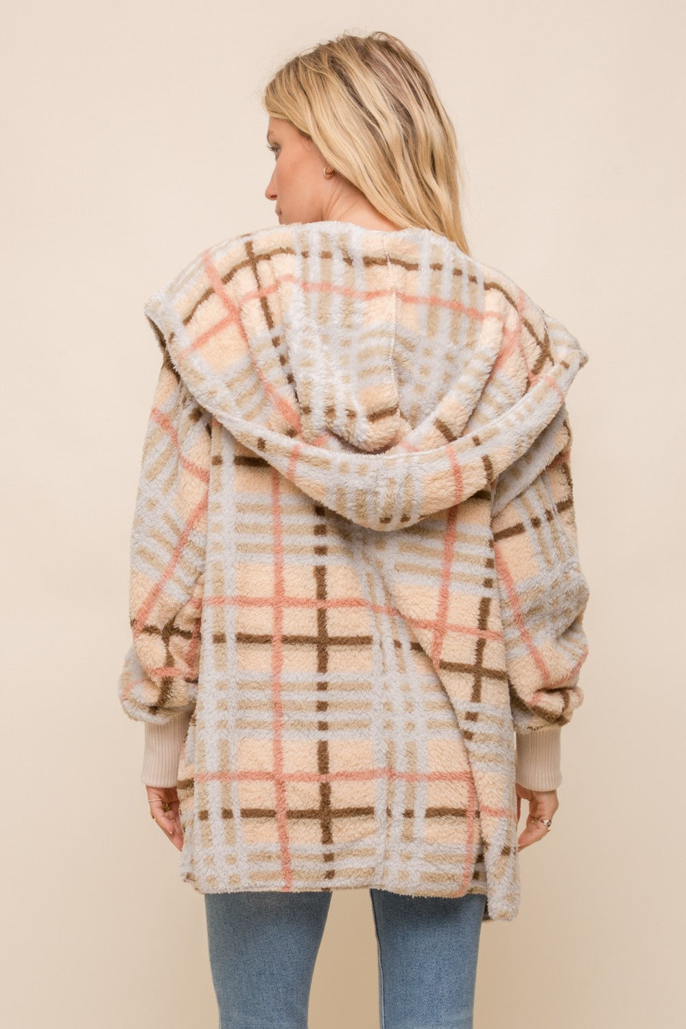 Plaid Cozy Cardigan