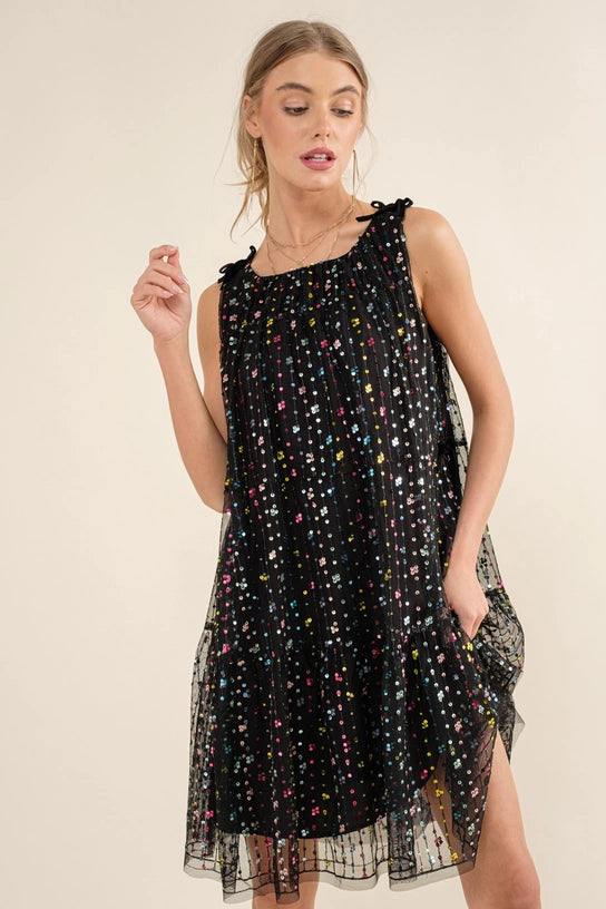 Shimmer All Night Dress