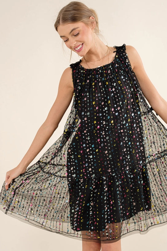 Shimmer All Night Dress