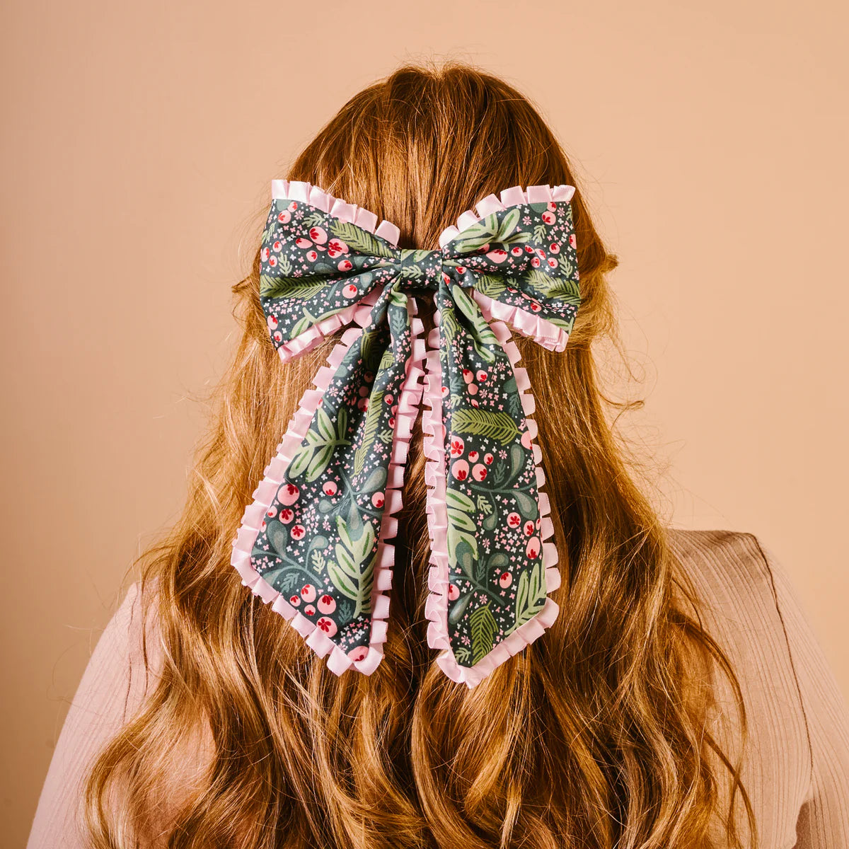 Jolly Sprig Fancy Frills Hair Bow