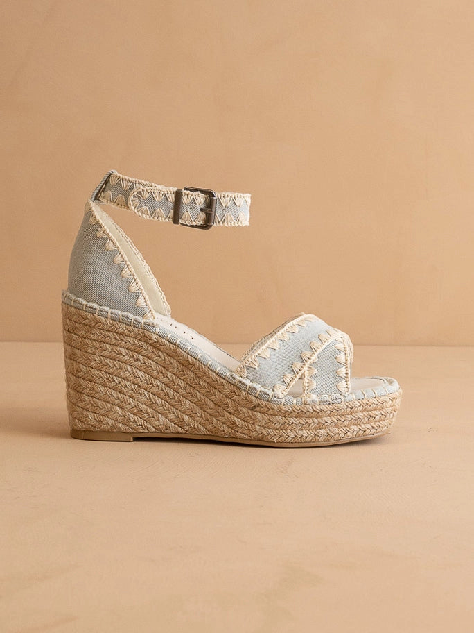 The Essie | Denim Espadrille