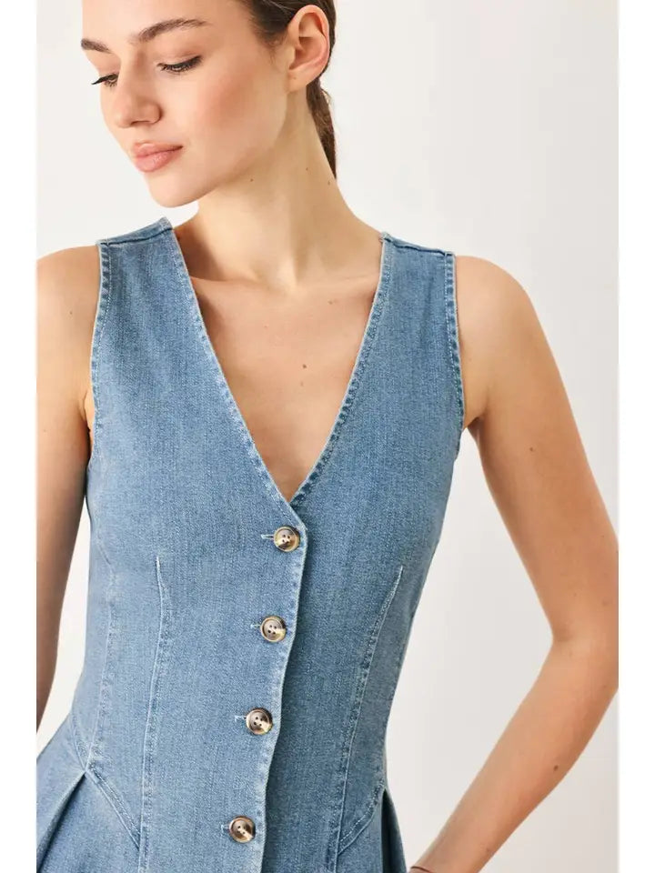 The Sutton Denim Dress