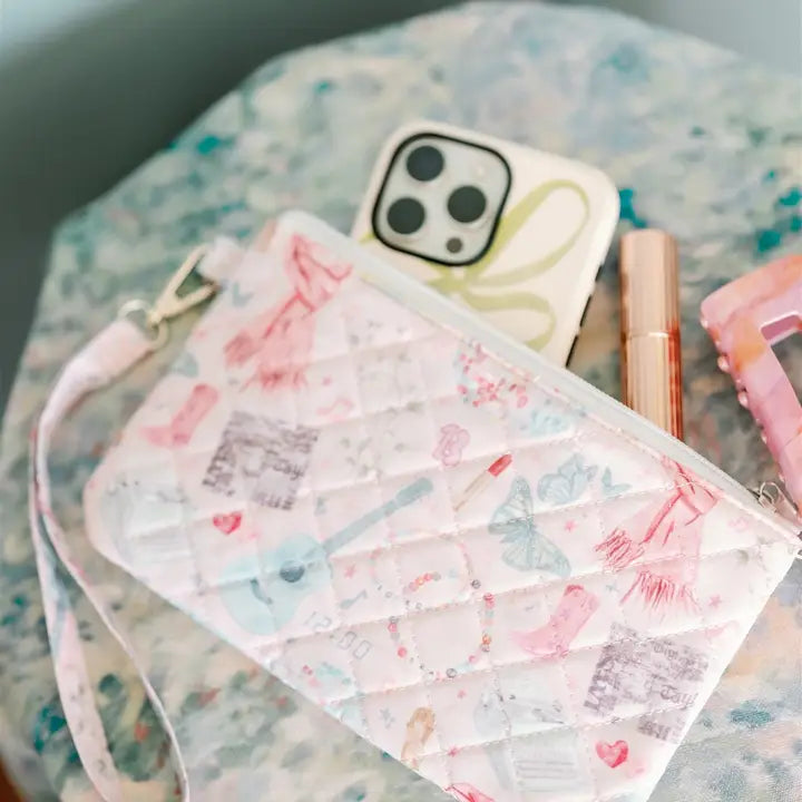 Taylor Swift Quilted Wristlet