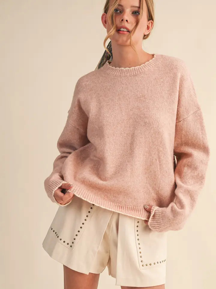 Blush Petal Sweater