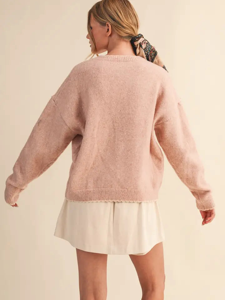 Blush Petal Sweater