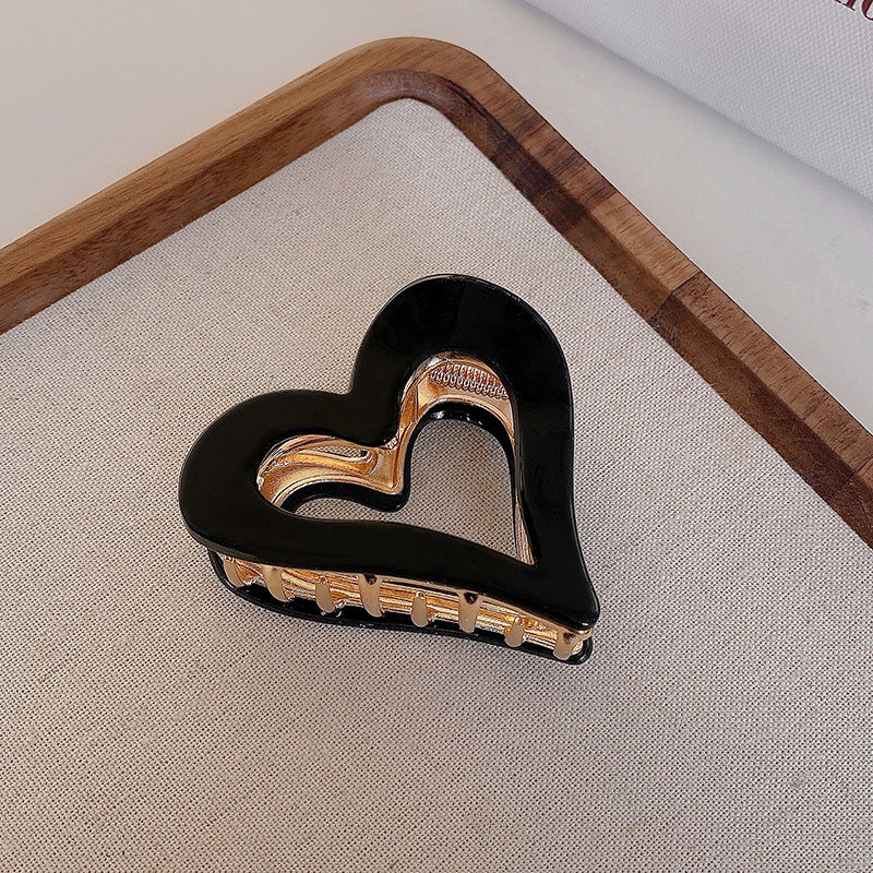 Heart Hair Claw Clip