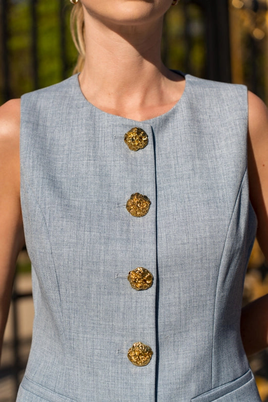 Azure Crest Vest