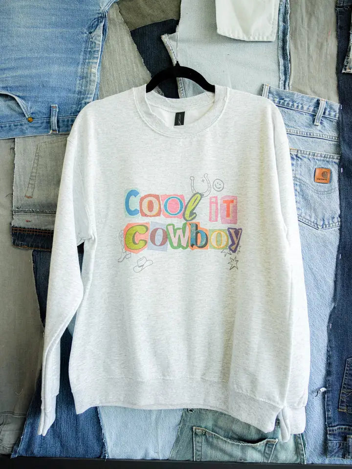 Cool It Cowboy Crewneck