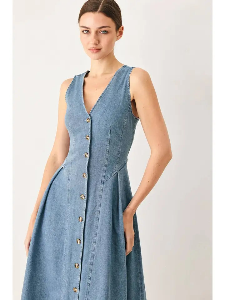 The Sutton Denim Dress