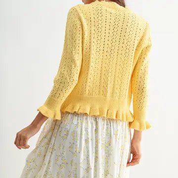 Honey Knit Cardigan - Curator and Co. 