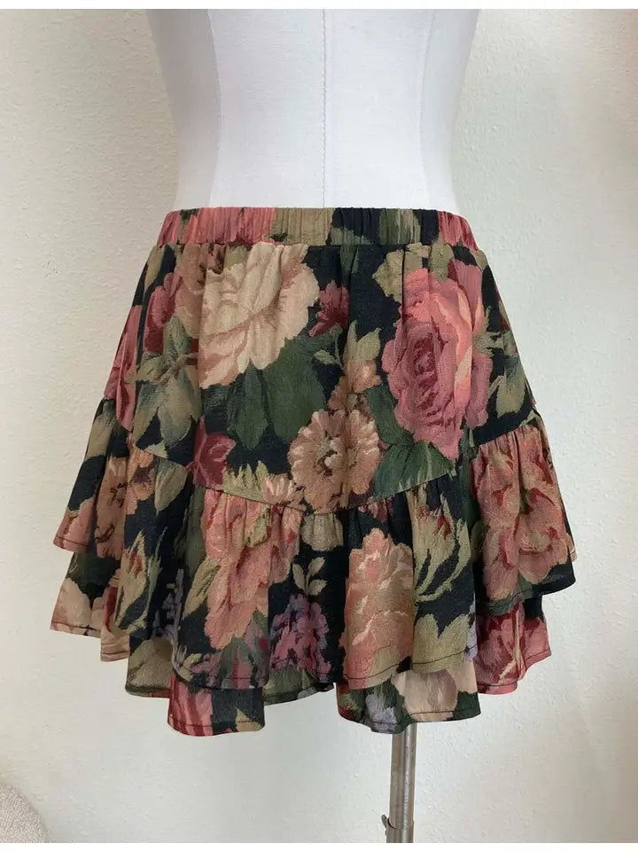 Twilight Garden Skort - Curator and Co. 