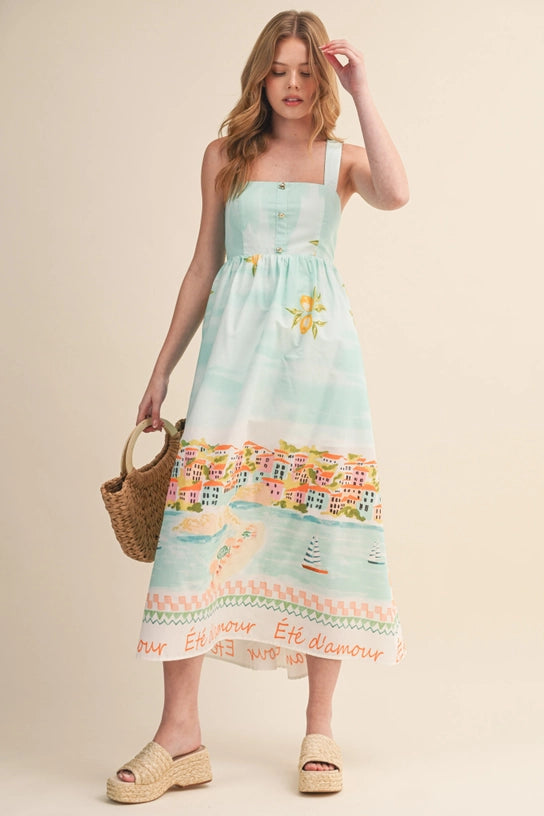 Seaside Love Story Dress - Curator and Co. 