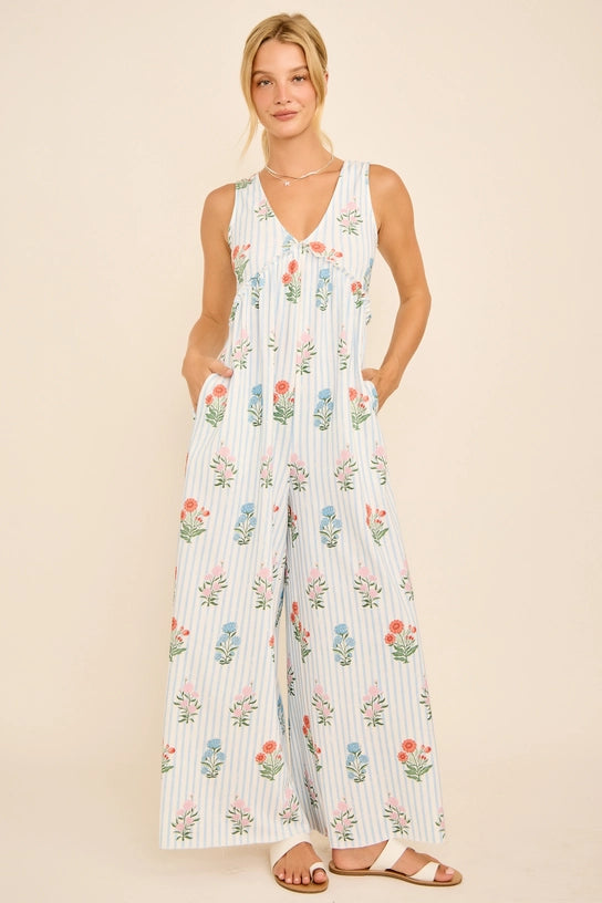 Sunday in the Garden Jumpsuit - Curator and Co. 