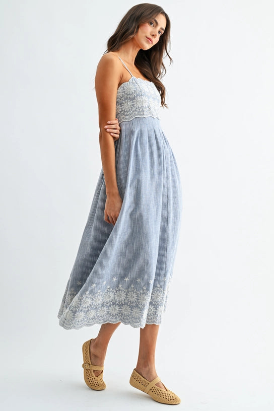 The Hydrangea Coast Dress - Curator and Co. 