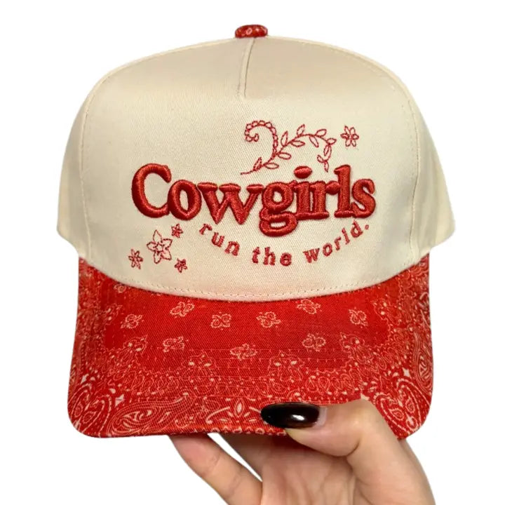 Cowgirls Run The World Cap