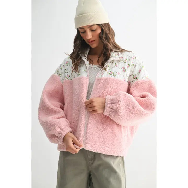 Rose Garden Sherpa Jacket