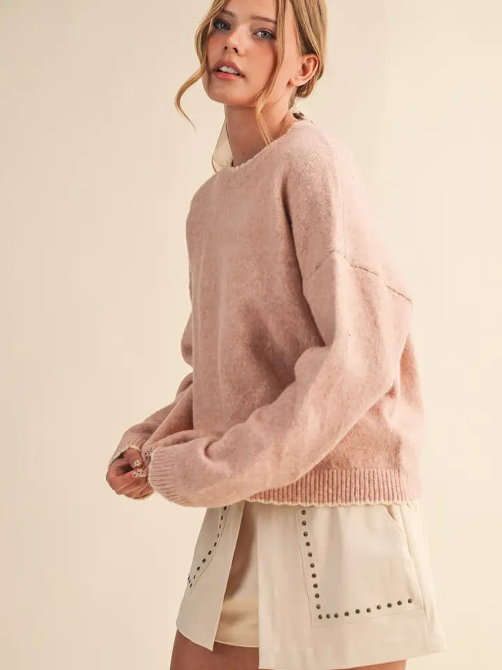 Blush Petal Sweater