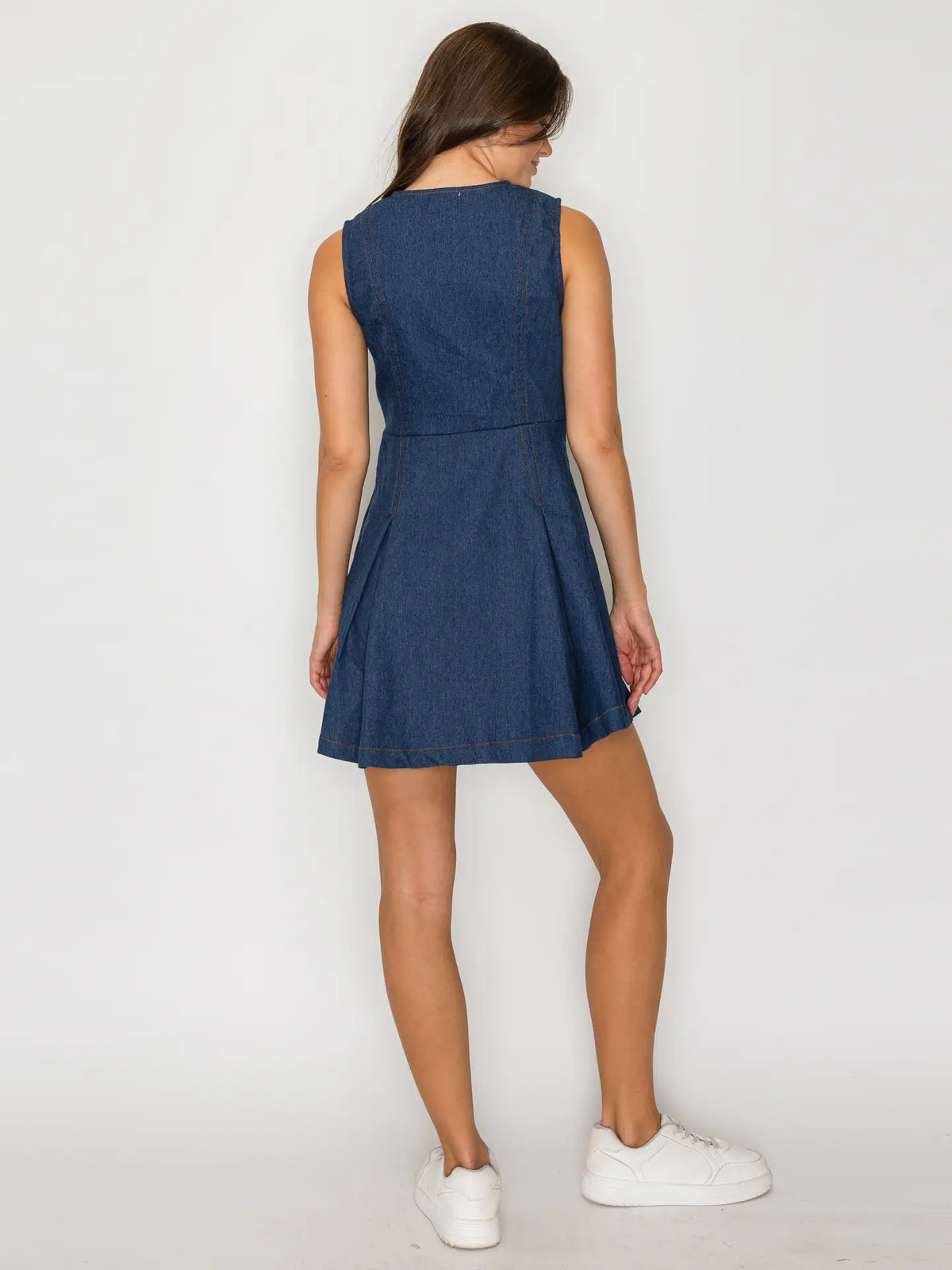 The Meadow Indigo Dress
