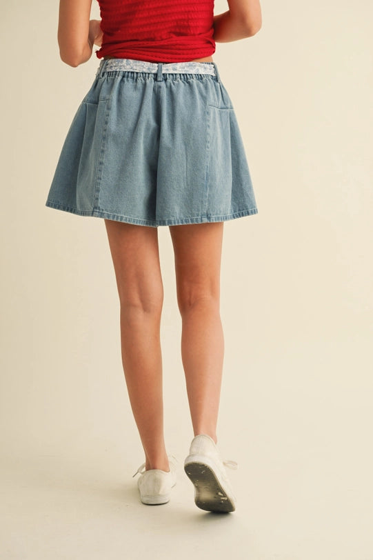 Sunny Girly Days Denim Shorts