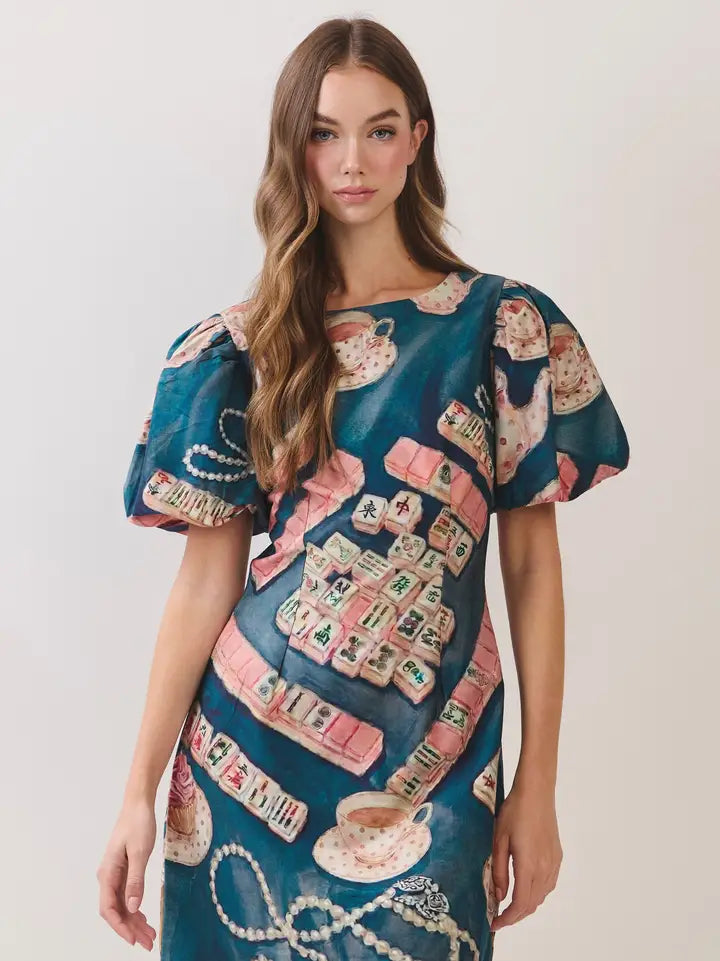 Mahjong & Mimosas Dress. - Curator and Co. 