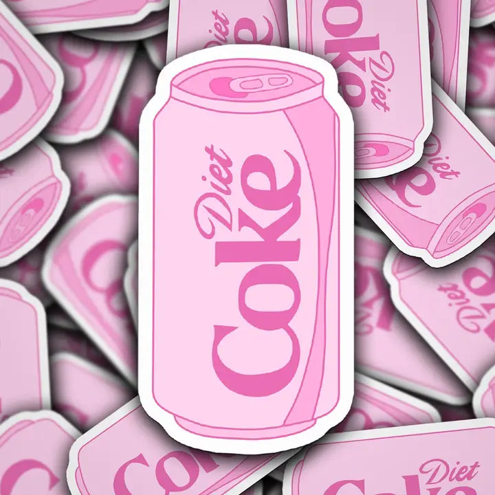Diet Coke Girly Sticker