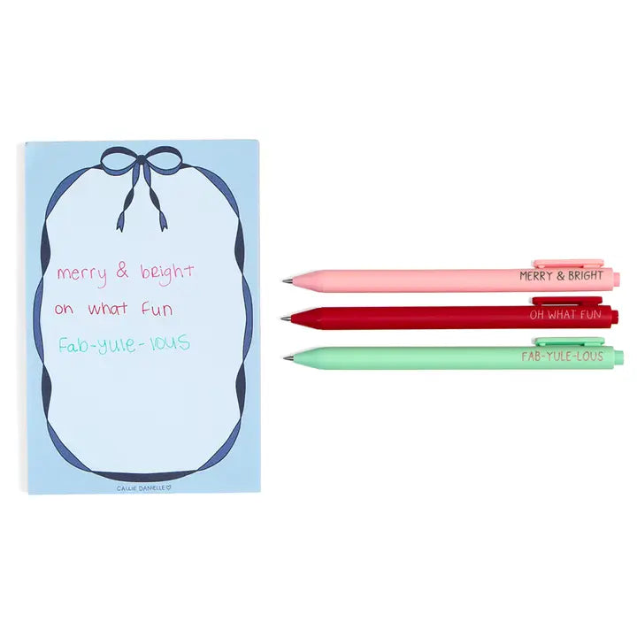 Holly Jolly Christmas Pen Set