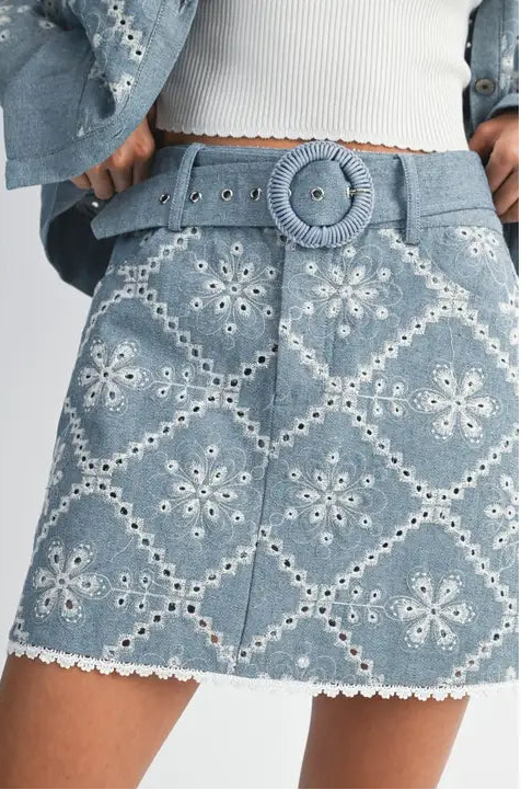 Indigo Charm Skirt