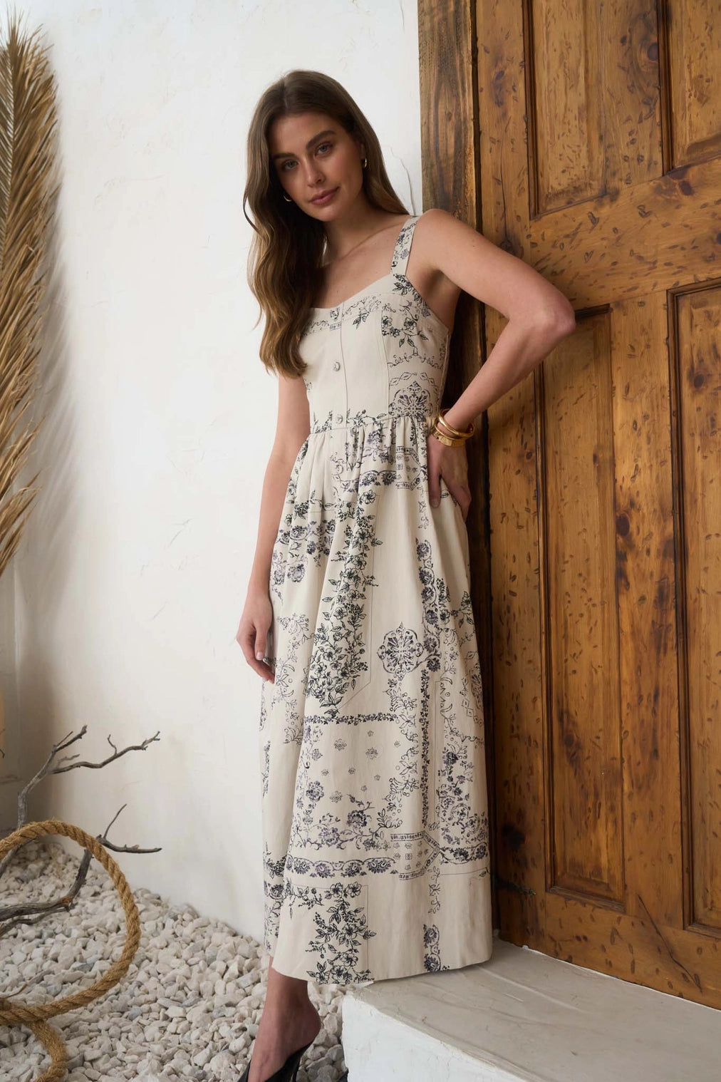 Heirloom Garden Midi Dress - Curator and Co. 