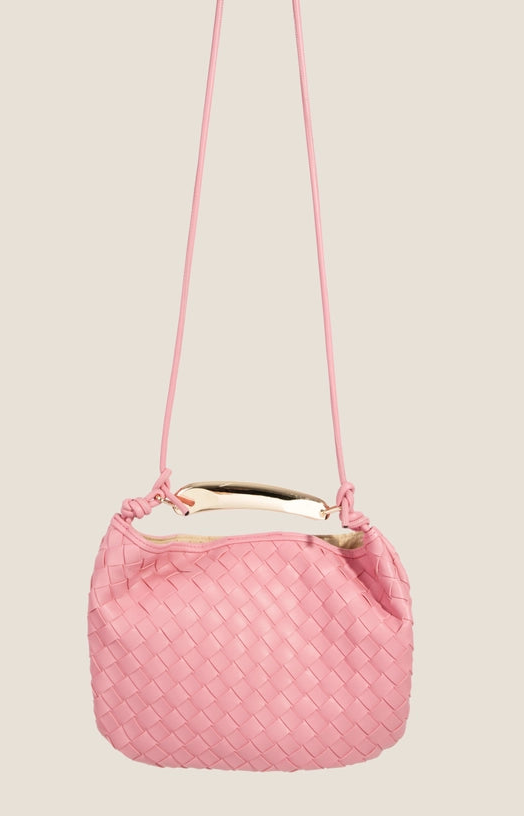 Blush Woven Bag - Curator and Co. 