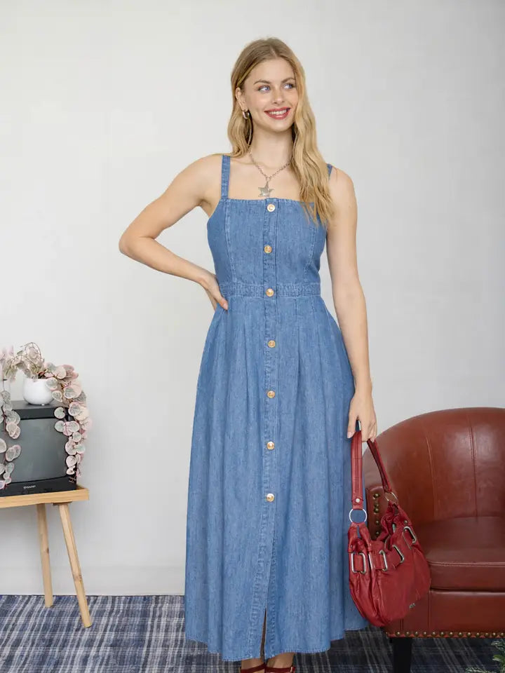 The Keepsake Denim Dress - Curator and Co. 