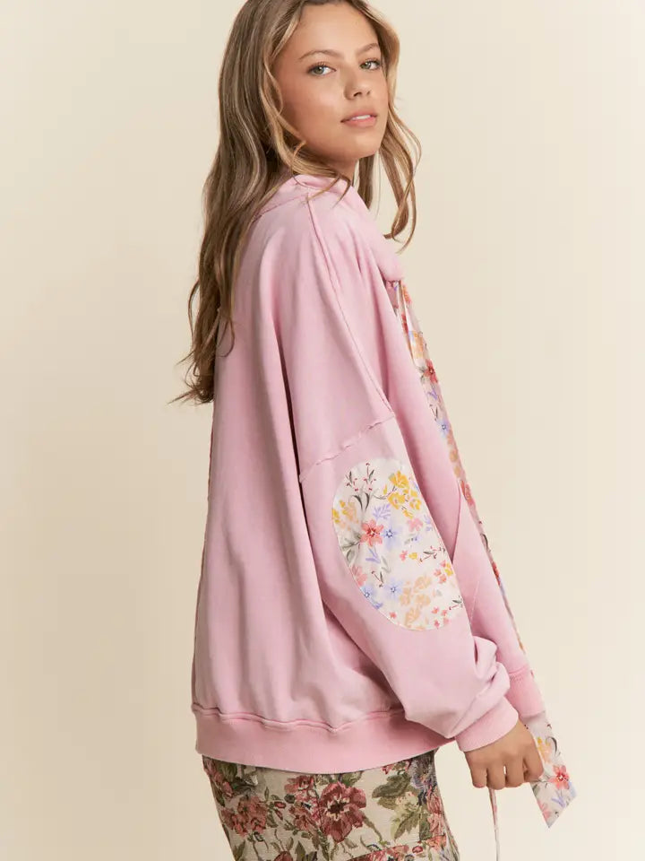 Blush Blossom Hoodie