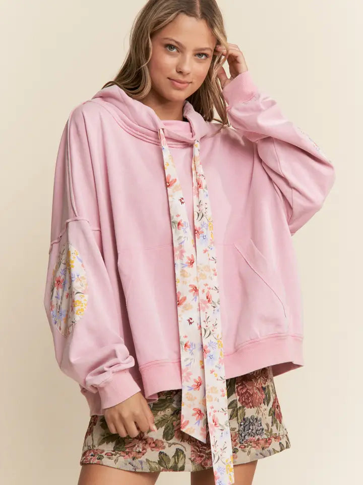 Blush Blossom Hoodie