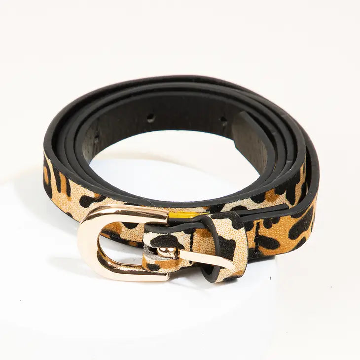 Leopard Belt - Curator and Co. 